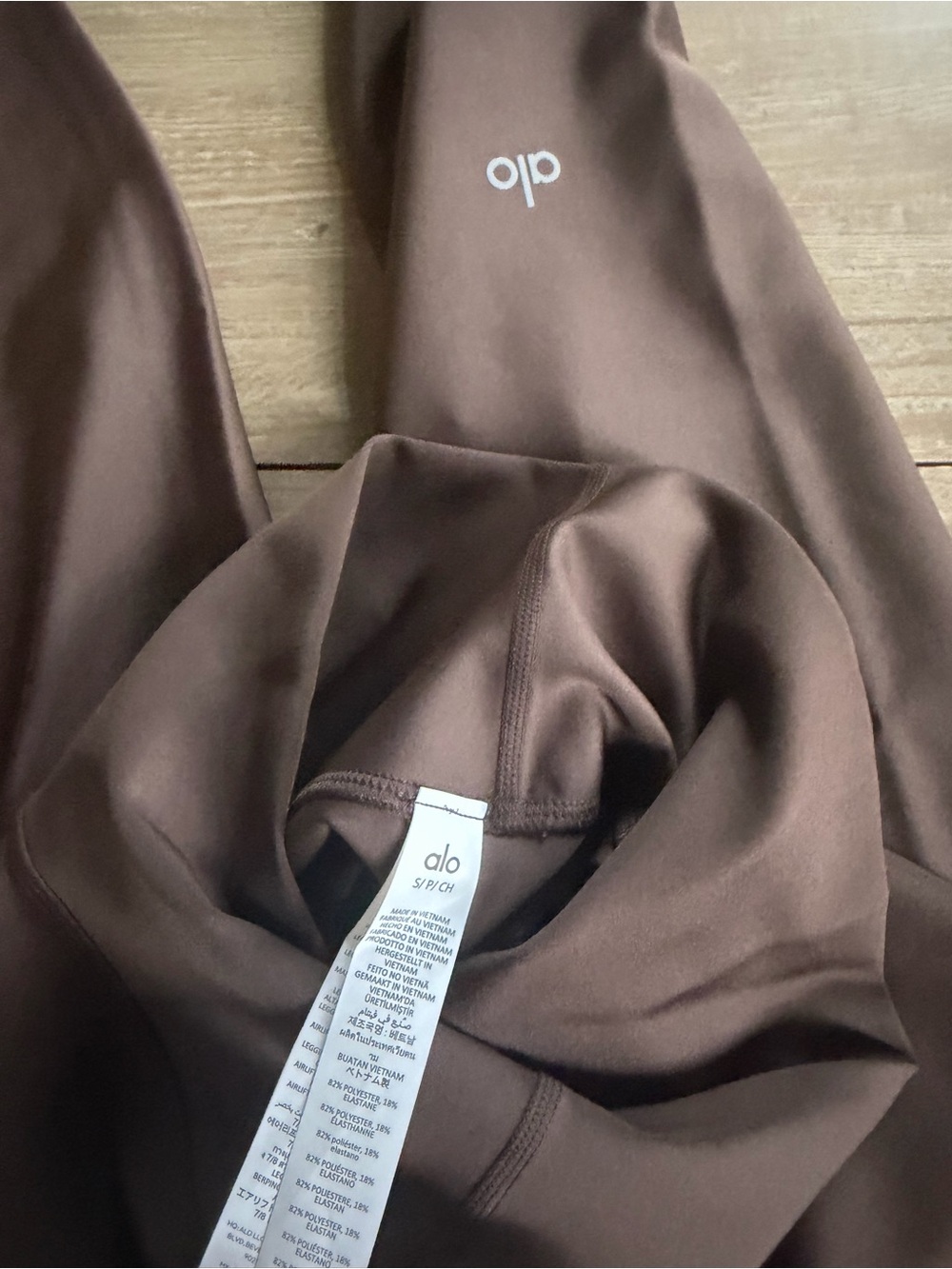 ALO Yoga 7/8 High-Waist Airlift Legging - Espresso size small - Picture 4 of 7